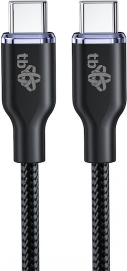 Tb Energy USB 3.2 Cable USB-C male - USB-C 60W PD Μαύρο 1.5m