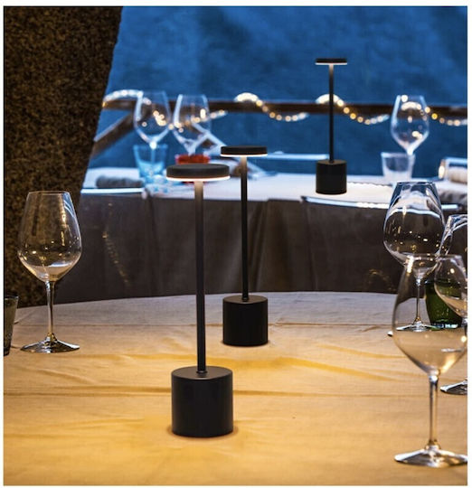 Viosarp Table Lamp LED with Black Shade and Base