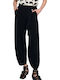 Women's Fabric Trousers Black
