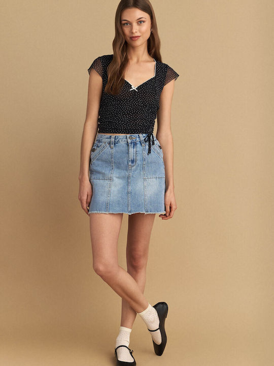 Τζιν Mini Φούστα Jeans