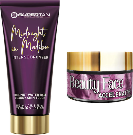 Supertan Midnight In Malibu Strong Bronzer + Beauty Face Jar