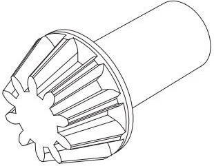 Mjx Hyper Go Front Differential Bevel Gear Part Number 16402y