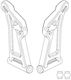 Mjx Hyper Go 14211 Front Lower Suspension Arms Part Number 14220c