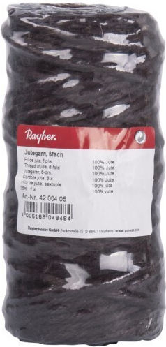 Schnürsenkel 6er Pack Jute 6 Mm Dunkelbraune 35m