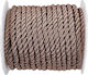 Κορδόνι Τρίκλωνο Rayon 5mm 15m T1409002 Πούδρα