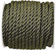 Κορδόνι Τρίκλωνο Rayon 5mm 15m T1409002 Λαδί