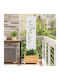 Vidaxl Decorative Garden Panel White 32 x 140 cm