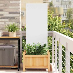 Vidaxl Placă Decorativă de Grădină Albă 50 x 14...