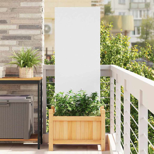 Vidaxl Διακοσμητική Πλάκα Κήπου Λευκό 50 X 140 Cm