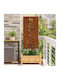 Vidaxl Διακοσμητική Πλάκα Κήπου Σκ Rusty 50 X 1...