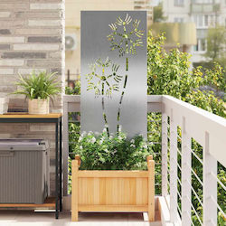 Vidaxl Placă Decorativă de Grădină Argintie 50 ...
