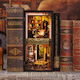 Cutebee Book Nook Kit DIY Rose Detective Agency 322pcs + LED Light