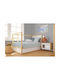 Dimcol Baby Bettbezug Bebe Solid Light Blue-grey 120x160cm.