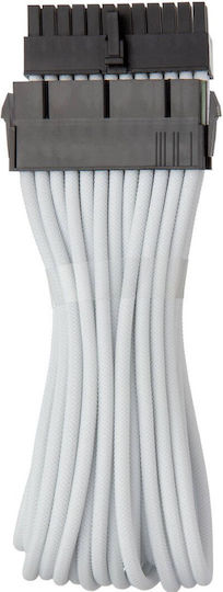 Cablemod Pro Modmesh 24-Pin ATX - 24-Pin ATX Cable 0.3m White