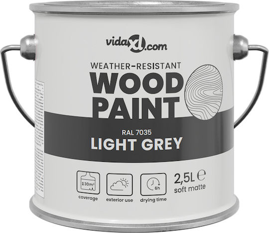 vidaXL Wasser Gray 2.5Es