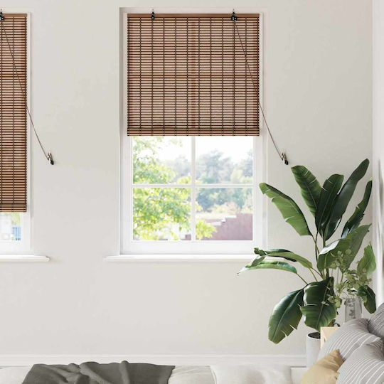 vidaXL Vorhang mit Bleistiftfalten Braun 100x220cm