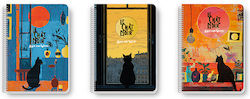 Spiral Notebook Ruled A4 60 Sheets Black Spiral Notebook Ruled A4 60 Sheets Black
