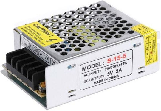 Haitronic Τροφοδοτικό LED Ισχύος 15W με Τάση Εξόδου 5V