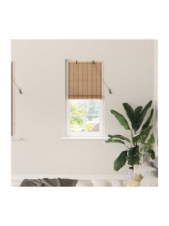 vidaXL Beschattungsrollo Bamboo in Braun Farbe ...