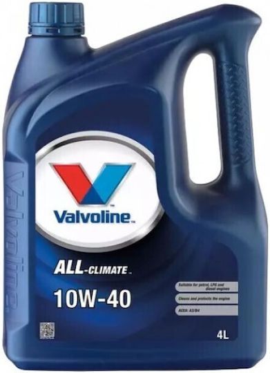 Valvoline All Climate Car Oil 10W-40 4lt