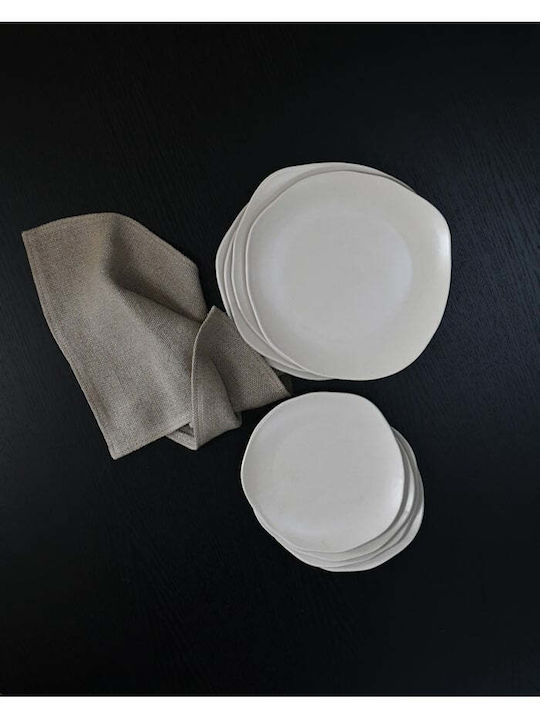 101 Copenhagen White Ceramic Dinnerware Set 20pcs