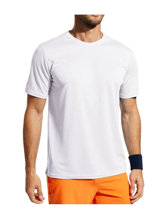 Sportliches Kurzarmbluse White