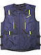 Nordcode Safety Vest II Sommer Herren Motorradweste Blue/Fluo Yellow