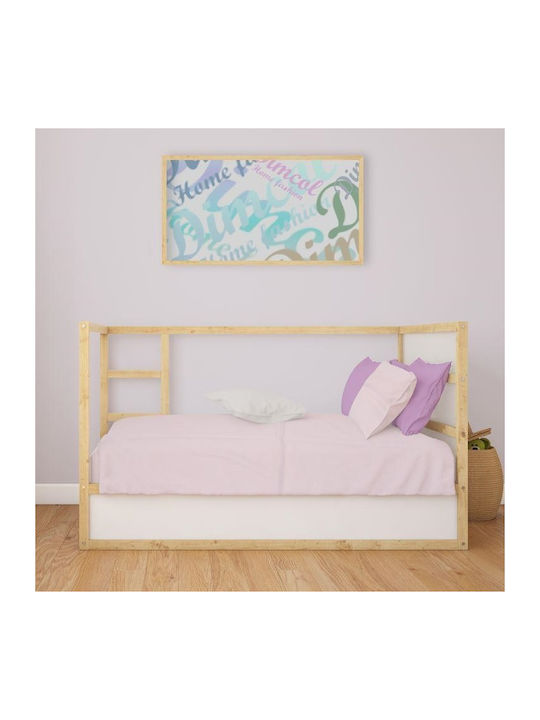 Dimcol Bebe Solid Baby-Kissenbezug Light Purple 45x35cm