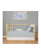 Dimcol Bebe Solid Детска калъфка за възглавница от 100% памук Light Blue-grey 45x35см.