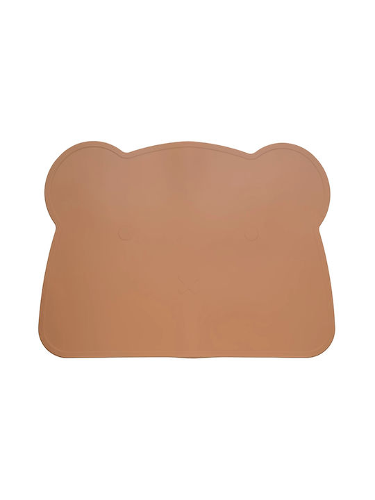 Kidnort Tischsets Silikon Braun 34.5x26.4cm
