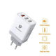 Technovo Charger Without Cable with 3 USB-A Ports 30W Quick Charge 3.0 Whites (TN-C021)