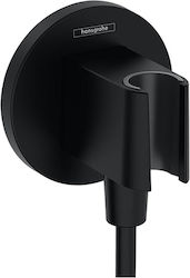 Fixfit S Επιτοιχο Στηριγμα Ντους Μαυρο Ματ 26888670 Hansgrohe