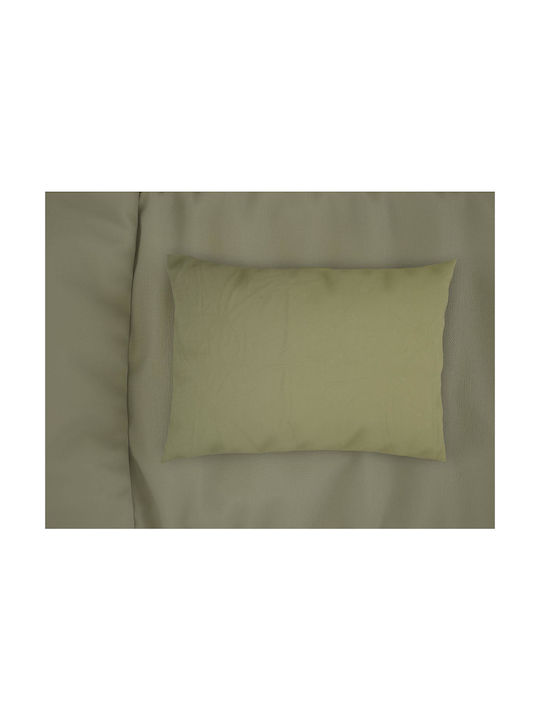Dimcol Pillowcase with Envelope Cover Olive 50x70cm.