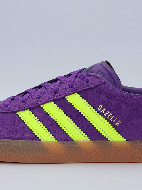adidas gazelle silver green womens adidas Gazelle Messi Indoor Shoes Soccer IH8164 Purple M 8.5 / W 9.5