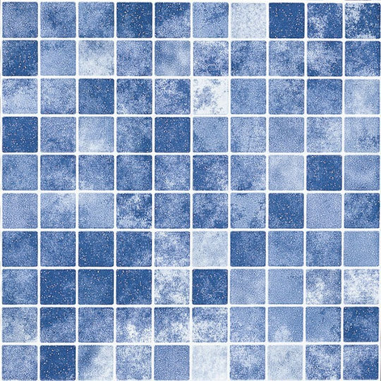 Cristal Ceramicas Fliese Boden Innenbereich 33.3x33.3cm Neptuno Azul
