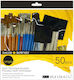 Daler Rowney Multi Technique Pinsel Set Einfach 50 Stück