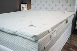 Alpha Foam SLEEP024 Μονό Foam Eμποτισμένο με Αλόη & Αποσπώμενο Κάλυμμα 90x200x5εκ.