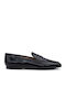 Δερμάτινα Γυναικεία Loafers σε Μαύρο Χρώμα