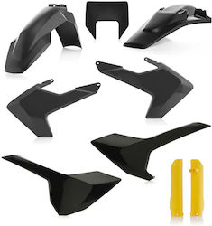 Σετ Πλαστικά Μοτοσυκλέτας Acerbis Husqvarna Fe Te 17-19 Black Yellow Σετ Πλαστικά Μοτοσυκλέτας Acerbis Husqvarna Fe Te 17-19 Black Yellow