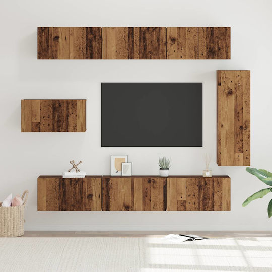 Животно помещение ТВ единица Old Wood Д30.5xШ30xВ90бр
