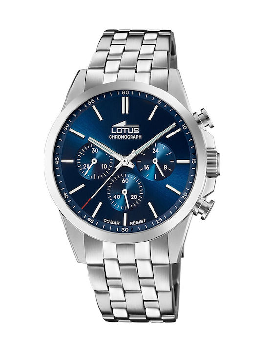 Lotus Watches Ρολόι Μπαταρίας με Μεταλλικό Μπρασελέ Lotus Watches Ρολόι Μπαταρίας με Μεταλλικό Μπρασελέ