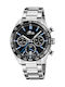 Lotus Watches Мъжки Часовник На Батерия Сребрист