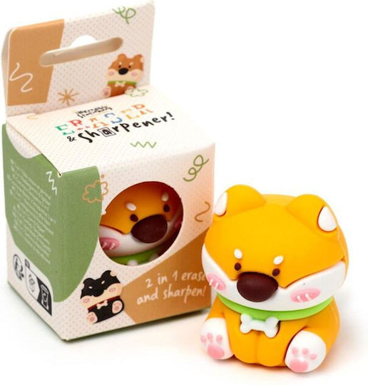 Puckator Puckator Гума и Точило 2 1 Cute Doggy В Мини Кутия