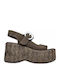 Platforme Dama Tip Espadrile Maro 420-Maro