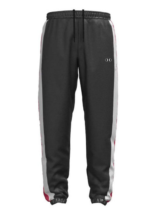 Pantaloni de trening Lucios cu Elastic Black/white