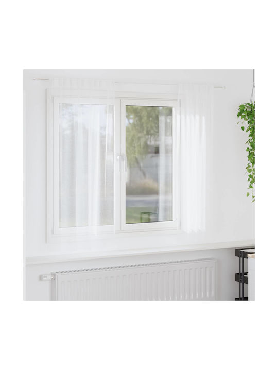 vidaXL Set Vorhänge mit Bleistiftfalten Weiße 140x175cm