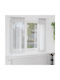 vidaXL Set of Window Curtains with Tunnel Gray 140x175cm