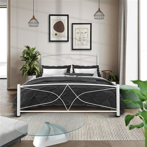 Ανδρος Κρεβάτι Μονό για Στρώμα 90x190cm Λευκό Ανδρος Κρεβάτι Μονό για Στρώμα 90x190cm Λευκό