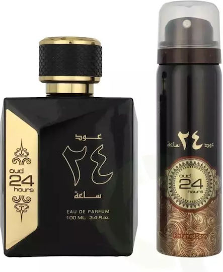 Ard Al Zaafaran Oud 24 Hours Ανδρικό Σετ με Eau de Parfum 2τμχ