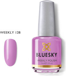 Bluesky Weekly Glossy Nail Polish Purple Y128 15ml